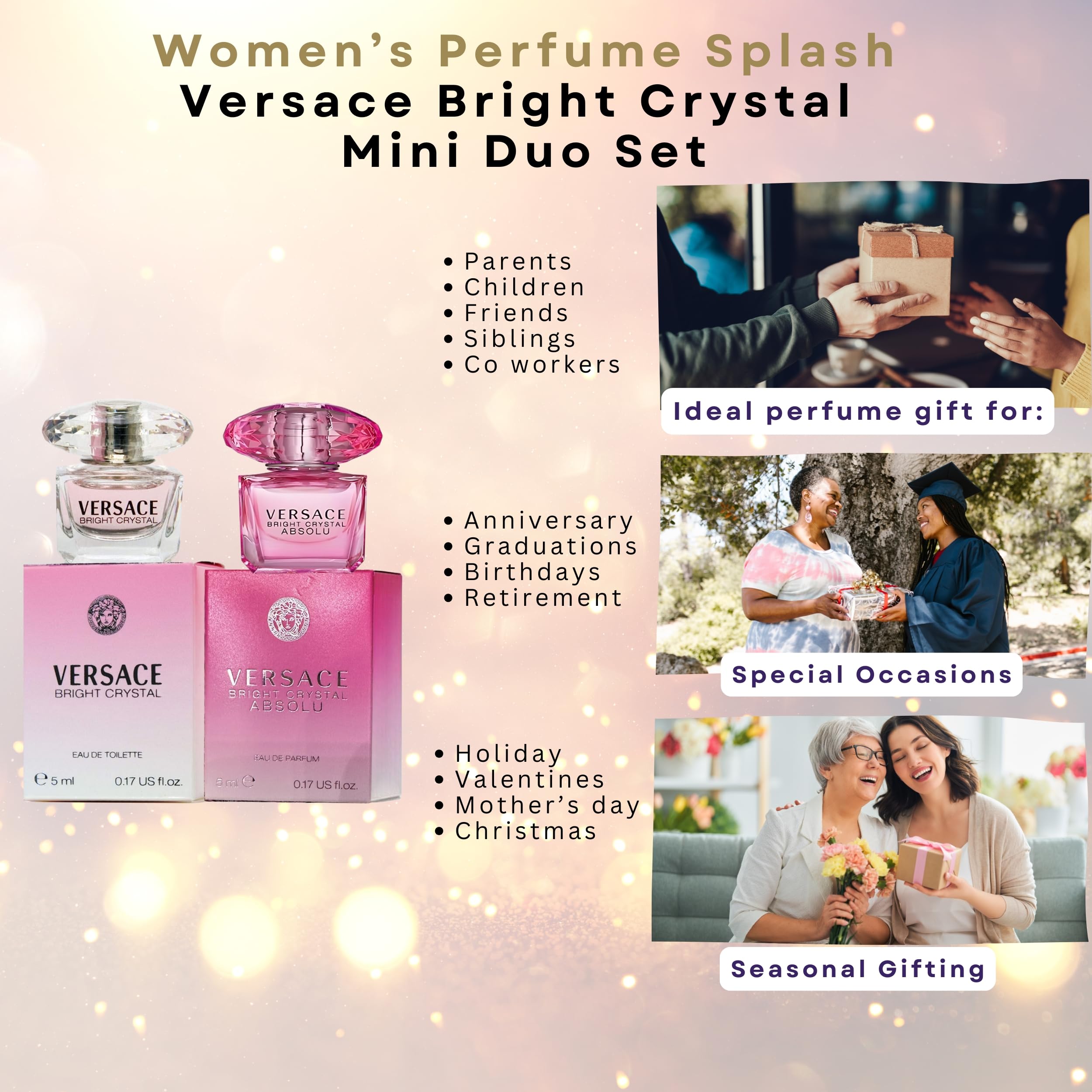 Amazon.com : Versace Mini Bright Crystal and Bright Crystal Absolu